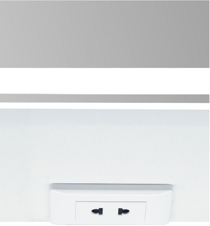 Зеркальный шкаф STWORKI Ольборг 120 МВК078 с подсветкой цвет Белый