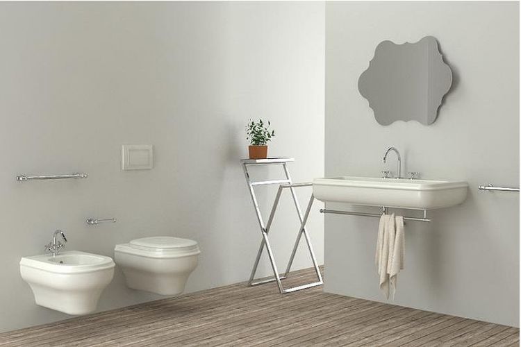 Унитаз Azzurra Charme CHVKSP000000BI/(CHA100/SOSK bi) подвесной без сиденья