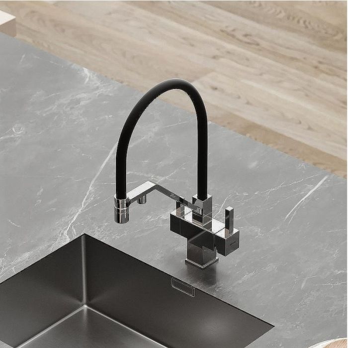 Смеситель для кухни Sancos Loro SC4007CH Хром Черный