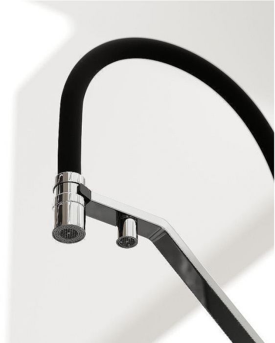 Смеситель для кухни Sancos Loro SC4007CH Хром Черный