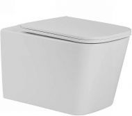 Унитаз SantiLine SL-5027 подвесной Белый с сиденьем Микролифт