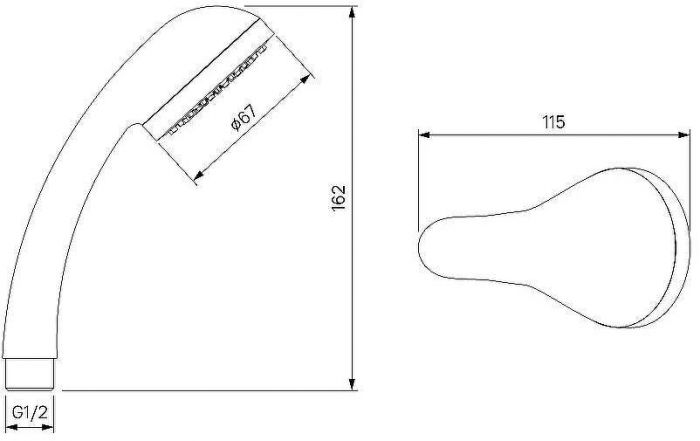 Смеситель для ванны Milardo Helic HELSB02M02 Хром