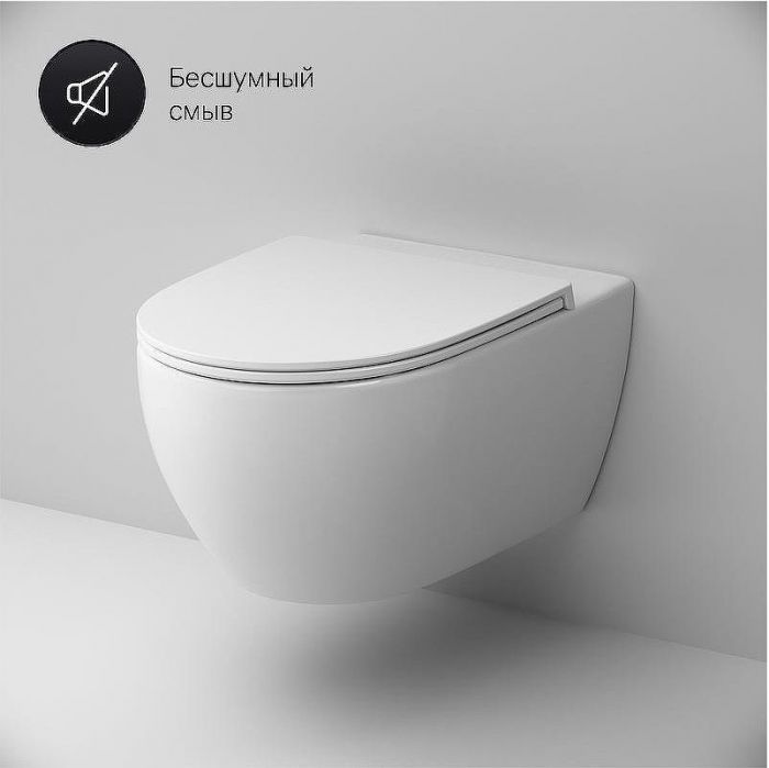 Комплект унитаза с инсталляцией AM.PM Awe FlashClean IS47001.111700 с сиденьем Микролифт и Белой клавишей смыва