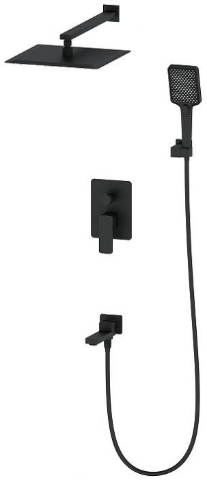 Душевая система Oliveeka D OL-939003-MB цвет Черный матовый