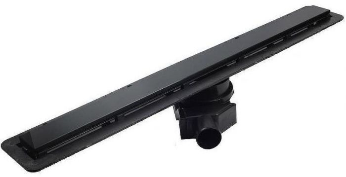 Душевой лоток Pestan Confluo Frameless Line 300 13701259 с двухсторонней решеткой Черный матовый / полая под плитку