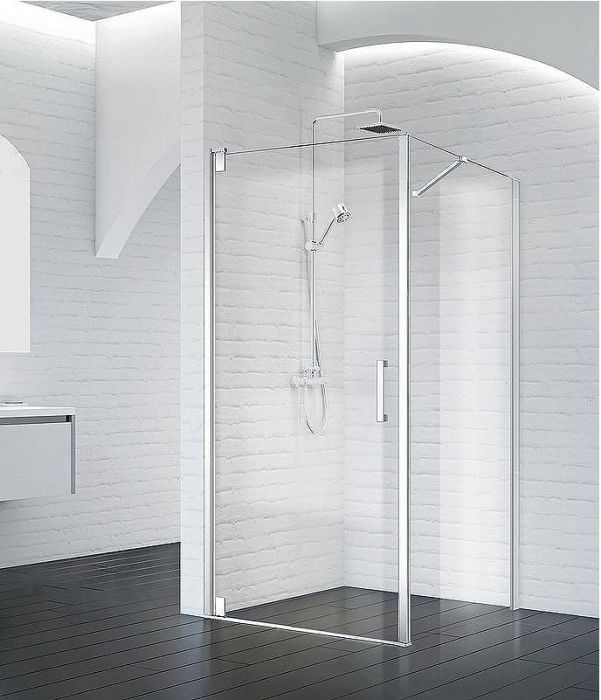 Душевой уголок BelBagno Marmi 80х90 MARMI-AH-1-80/90-C-Cr профиль Хром стекло прозрачное
