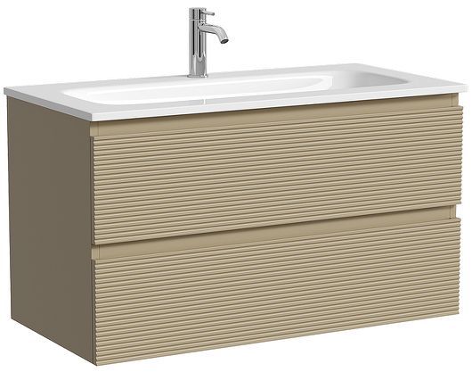 Тумба под раковину Sancos Folk 90 FL90CP подвесная цвет Капучино