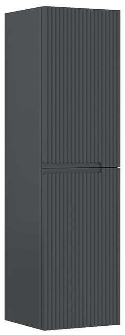 Шкаф пенал Orka Moonlight 40 3001322 подвесной цвет Антрацит матовый