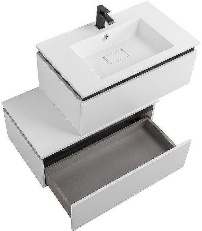 Тумба Cezares Slider 80 SLIDER-800-1C-PI-BO Bianco Opaco