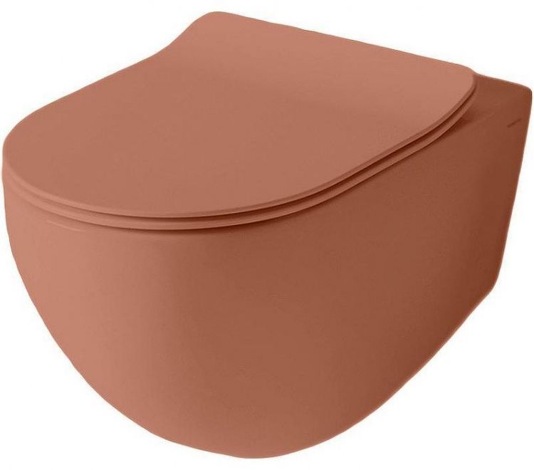 Унитаз Artceram File 2.0 FLV004 40 00 подвесной Tortora без сиденья