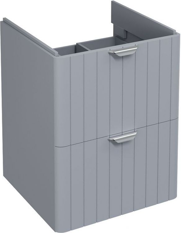 Комплект мебели для ванной STWORKI Ларвик 50 MV-622521 подвесной цвет Серый матовый