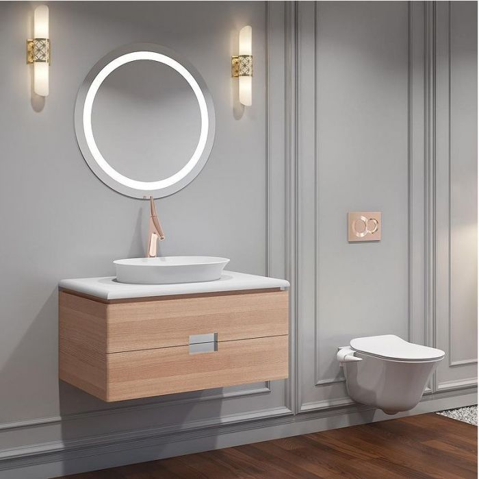 Комплект унитаза с инсталляцией Jacob Delafon Vive E28079RU-BL с сиденьем Микролифт и Черной матовой клавишей смыва