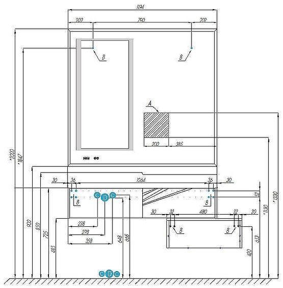 Зеркало Aquaton Сакура 120 1A220002SKW80 с подсветкой с сенсорным выключателем с антизапотеванием и часами
