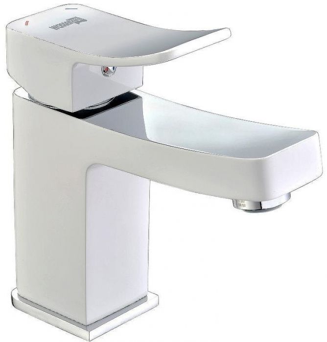 Смеситель для раковины WasserKRAFT Aller 1063W Белый Хром