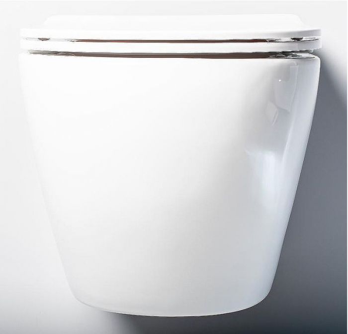 Комплект унитаза WellWant Aura WWU01122W с инсталляцией Charus City CR.200.21.01 с сиденьем Микролифт и клавишей смыва Хром глянцевый