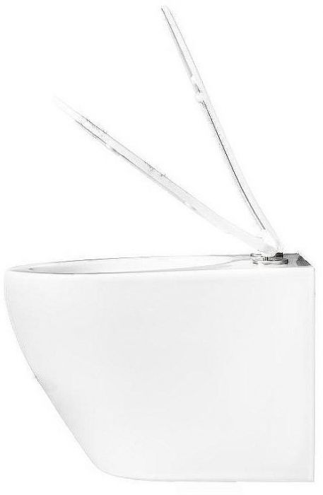 Комплект унитаза WellWant Aura WWU01122W с инсталляцией Charus City CR.200.21.01 с сиденьем Микролифт и клавишей смыва Хром глянцевый