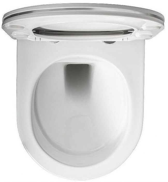 Комплект унитаза WellWant Aura WWU01122W с инсталляцией Charus City CR.200.21.01 с сиденьем Микролифт и клавишей смыва Хром глянцевый