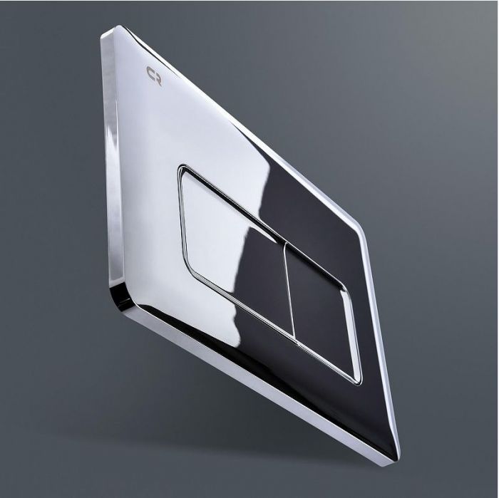 Комплект унитаза WellWant Aura WWU01122W с инсталляцией Charus City CR.200.21.01 с сиденьем Микролифт и клавишей смыва Хром глянцевый