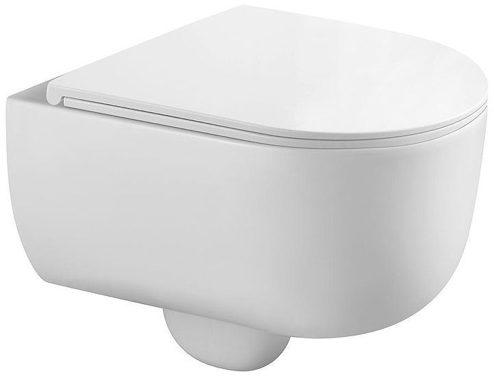 Унитаз Veconi Rino VRI-49T подвесной цвет Белый глянцевый с сиденьем Микролифт Унитаз Veconi Rino VRI-49T подвесной цвет Белый глянцевый с сиденьем Микролифт
