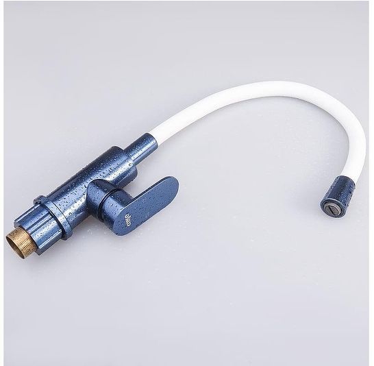 Смеситель для кухни Ekko E4223-7 цвет Синий Белый