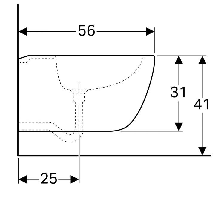 Биде подвесное Geberit Citterio Биде подвесное Geberit Citterio