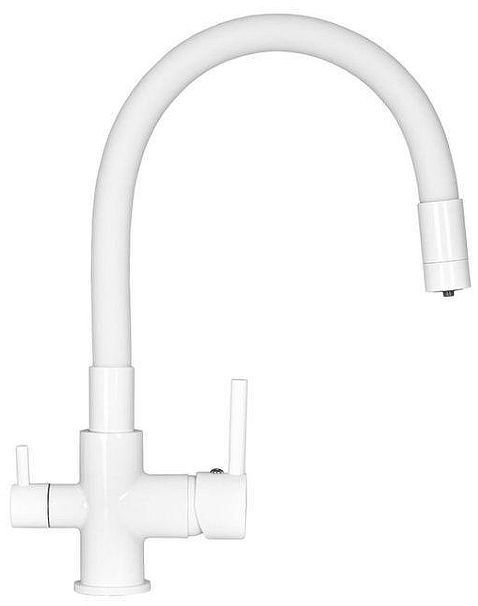 Смеситель для кухни Wisent W4255W-3 цвет Белый