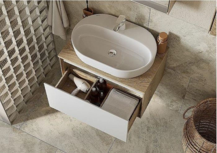 Раковина Aquaton Santek Одри Round 62 1WH501710 Белая