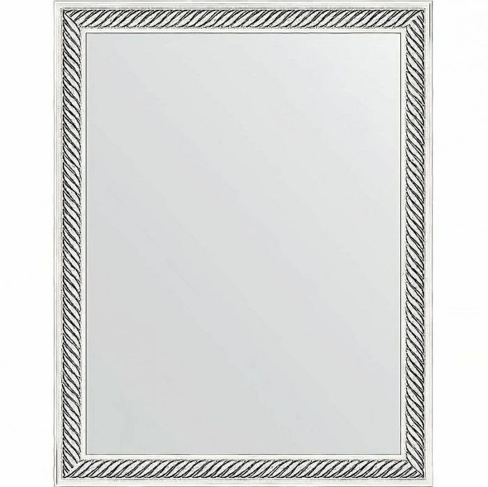 Зеркало Evoform Definite 45х35 BY 1326 в багетной раме - Витое серебро 28