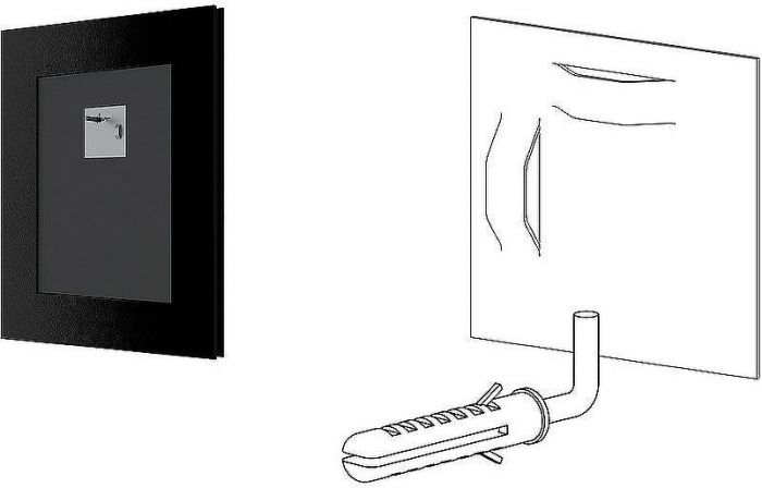 Зеркало Evoform Definite 45х35 BY 1326 в багетной раме - Витое серебро 28
