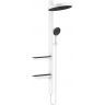 Hansgrohe Showerpipe Душевая система 1jet (верхний душ, штанга, ручной душ, полочки), цвет: белый матовый