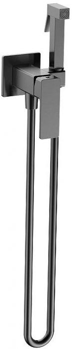 Гигиенический душ со смесителем AQUAme Savona AQM6817GM цвет Оружейный металл