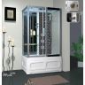 Душевая кабина Niagara Lux 7716B R серебристый матовый, черный