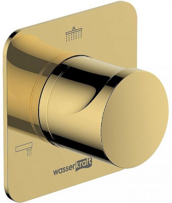Переключатель потоков WasserKRAFT Neckar A278 Золото глянцевое