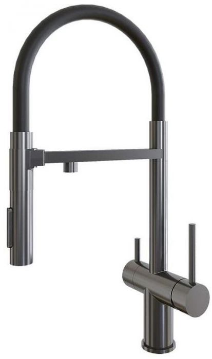 Смеситель для кухни Grandex Aqua Choice-S 9020153 цвет Графит