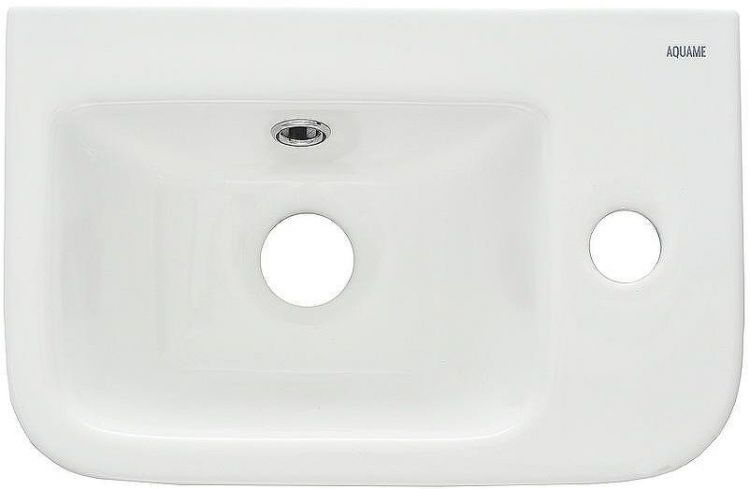 Раковина AQUAme 38 R AQM5006R Белая глянцевая Раковина AQUAme 38 R AQM5006R Белая глянцевая