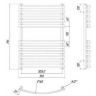 Водяной полотенцесушитель Ravak Elegance 50х80 X04000083675 Хром