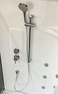 Душевая кабина Royal Bath RB 140ALP-C-CH (матовое) правая