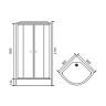 Душевая кабина Royal Bath RB 90HK2-T-CH