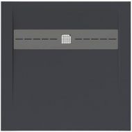 Душевой поддон из искусственного камня Allen Brau Infinity 90x90 8.21001-AM Антрацит