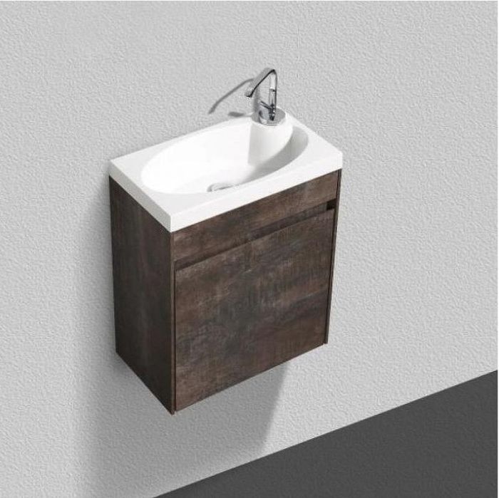Тумба под раковину BelBagno Pietra Mini 46 PIETRA MINI-460-1A-SO-PT-R подвесная Stone