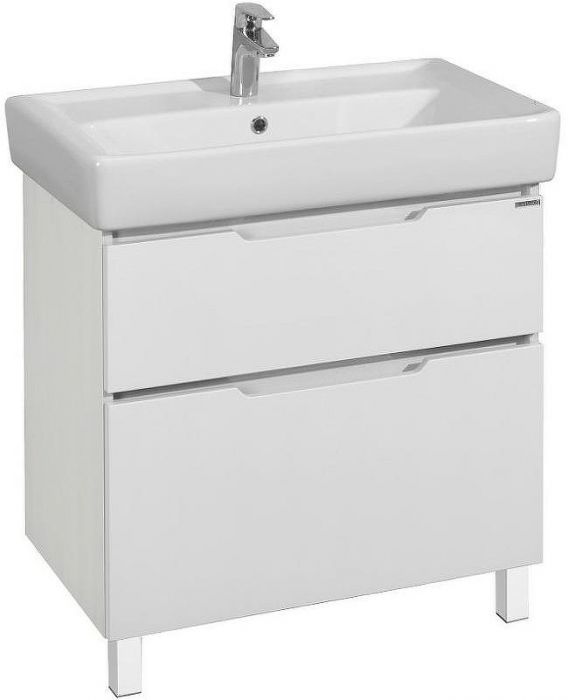 Тумба под раковину Aquaton Дакота 75 1A202901DAAY0 Белая Выбеленное дерево