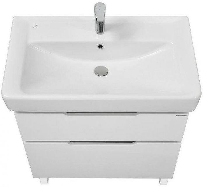 Тумба под раковину Aquaton Дакота 75 1A202901DAAY0 Белая Выбеленное дерево