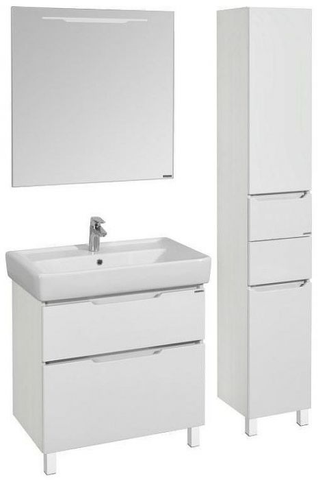 Тумба под раковину Aquaton Дакота 75 1A202901DAAY0 Белая Выбеленное дерево