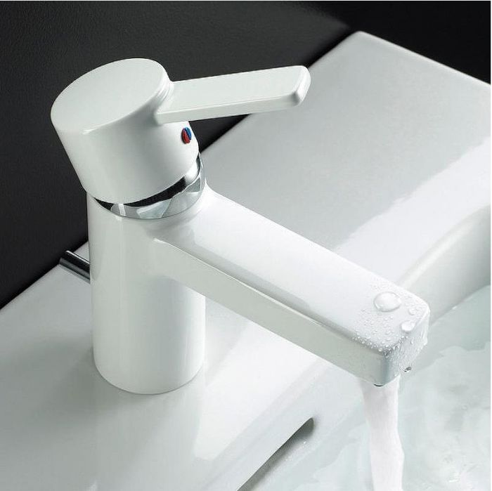 Смеситель для раковины Kludi Zenta 382519175 Белый Хром