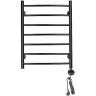 Электрический полотенцесушитель Domoterm Калипсо П7 500x700 ER Черный матовый