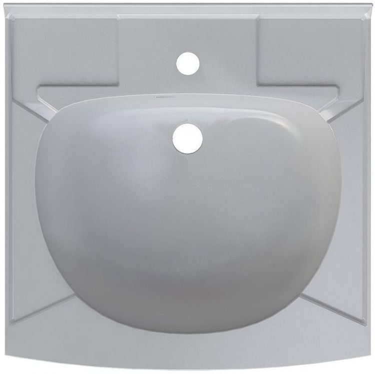 Раковина Altasan Kompakt 50x50 UPP50s на стиральную машину Белая