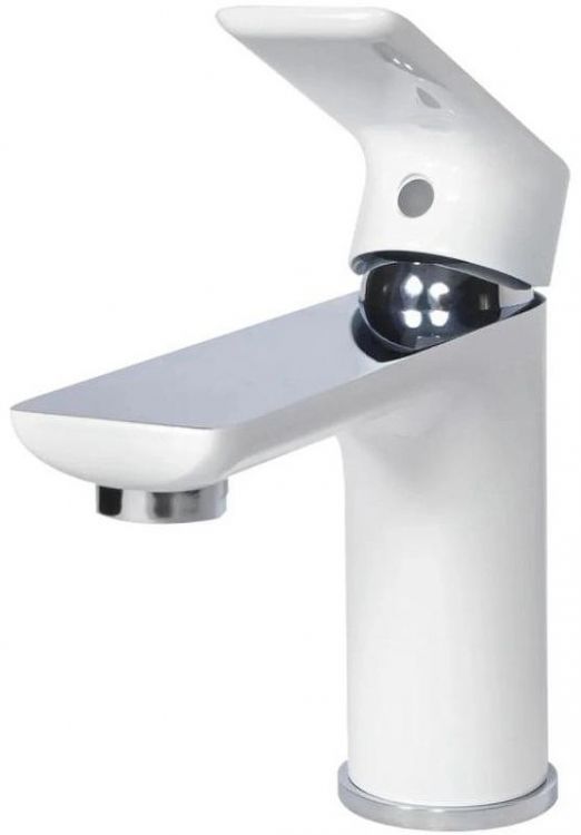 Смеситель для раковины Grocenberg GB2009WC Белый Хром Смеситель для раковины Grocenberg GB2009WC Белый Хром