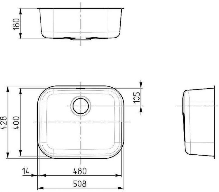 Кухонная мойка Alveus Variant 10 Monarch Anthracite 480x400x180 1113582 Антрацит Кухонная мойка Alveus Variant 10 Monarch Anthracite 480x400x180 1113582 Антрацит