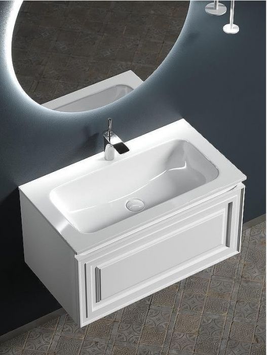 Тумба под раковину Sancos Very 80 VR80W подвесная Bianco