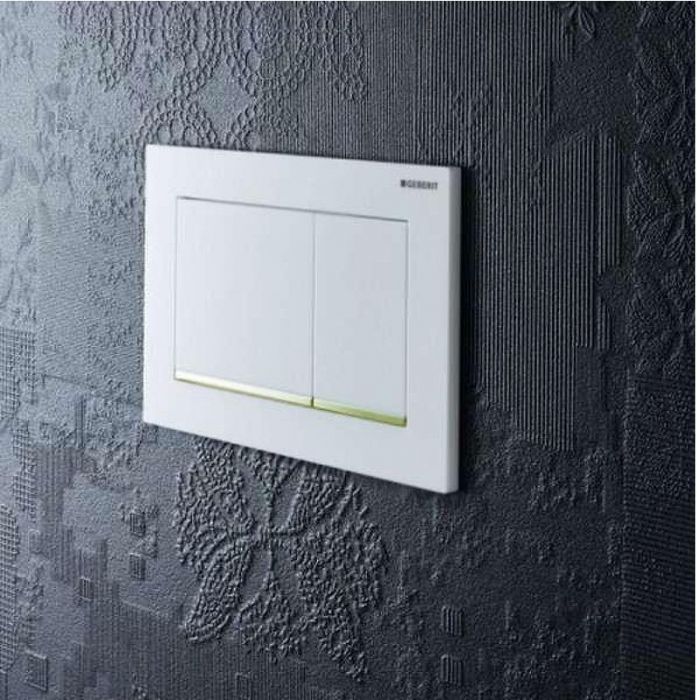 Клавиша смыва Geberit Sigma 30 115.883.KK.1 Белый/золото